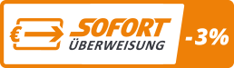 3 % Skonto bei Zahlung mit Sofortüberweisung - keine Registrierung notwendig SOFORT Überweisung - Einfach, Schnell, Sicher